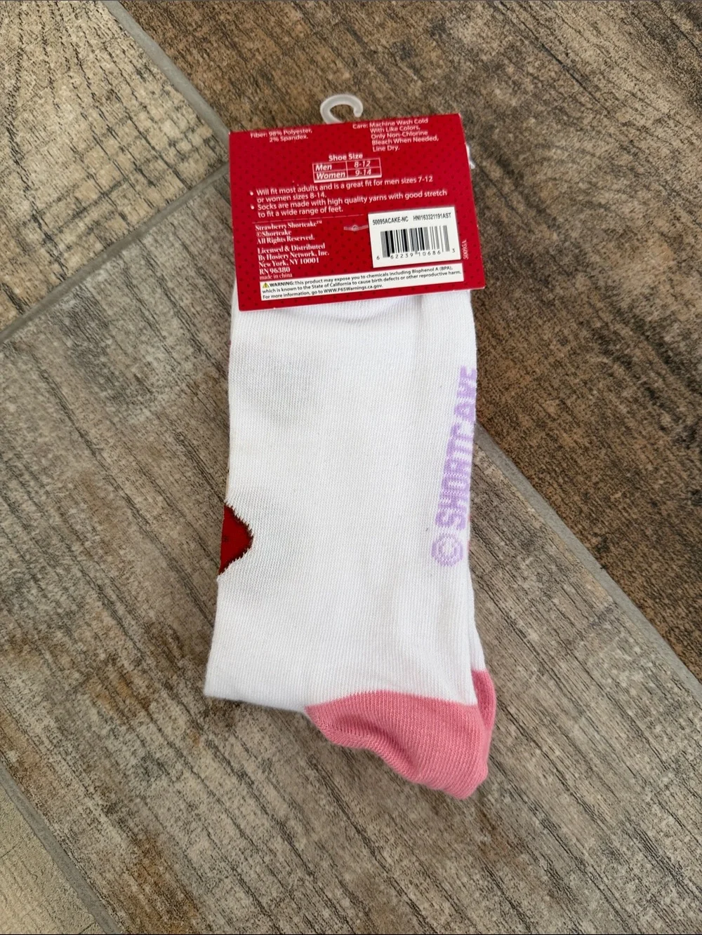 NWT Strawberry Shortcake Socks